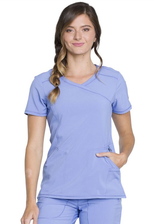 Zdravotnické oblečení - Dámské zdravotnické haleny - Zdravotnická halena pro lékařky INFINITY - nebeská modrá | medical-uniforms