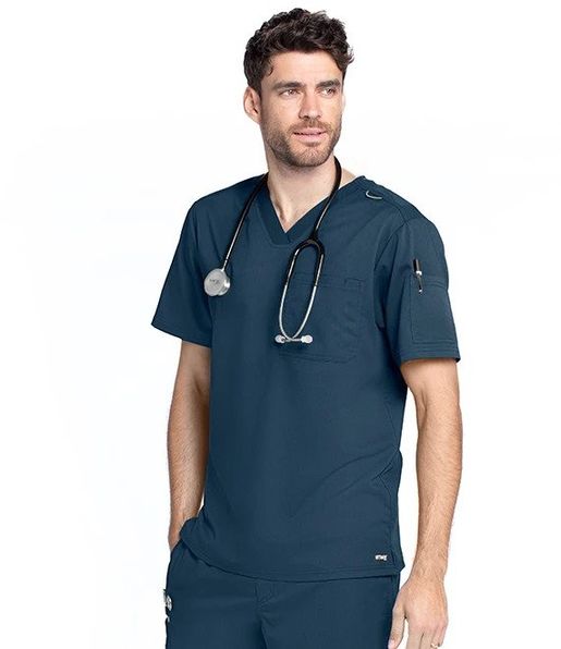 Zdravotnické oblečení - Speciální nabídka zdravotnických oděvů - Zdravonická halena pro lékaře Grey´s Anatomy - cínová | medical-uniforms