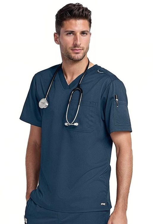Zdravotnické oblečení - Jednobarevné - Zdravonická halena pro lékaře Grey´s Anatomy - cínová | medical-uniforms
