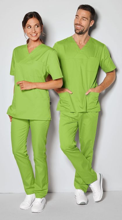 Zdravotnické oblečení - 7days - haleny - Unisex zdravotnická halena UNISEX 95° - kiwi | medical-uniforms
