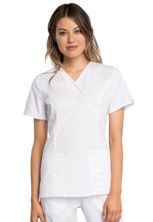 Zdravotnické oblečení - Dámské zdravotnické haleny - Dámská zdravotnická halena Cherokee REVOLUTION TECH - bílá | medical-uniforms