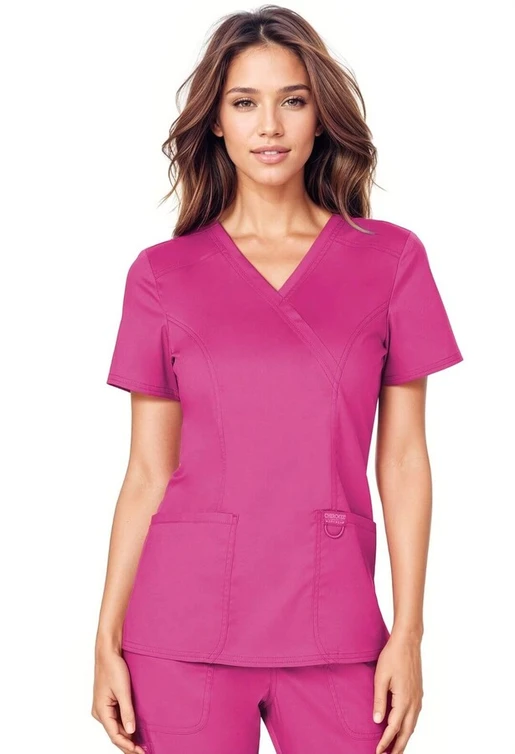 Zdravotnické oblečení - Dámské zdravotnické haleny - Dámská zdravotnická halena Cherokee REVOLUTION - růžová | medical-uniforms