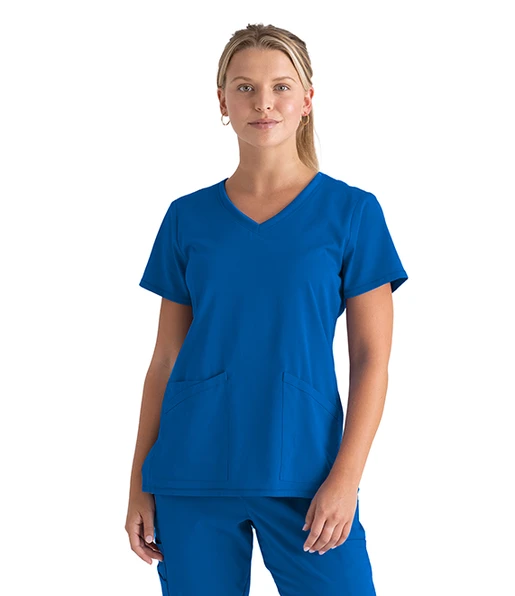Zdravotnické oblečení - Dámské zdravotnické haleny - Dámská zdravotnická halena GREY´S - královská modrá | medical-uniforms