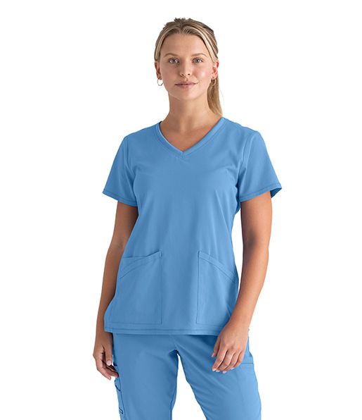 Zdravotnické oblečení - Dámské zdravotnické haleny - Dámská zdravotnická halena GREY´S - nebeská modrá | medical-uniforms