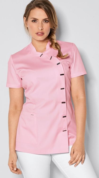 Zdravotnické oblečení - Novinky - Dámska blúza ELEGANT - růžová | medical-uniforms