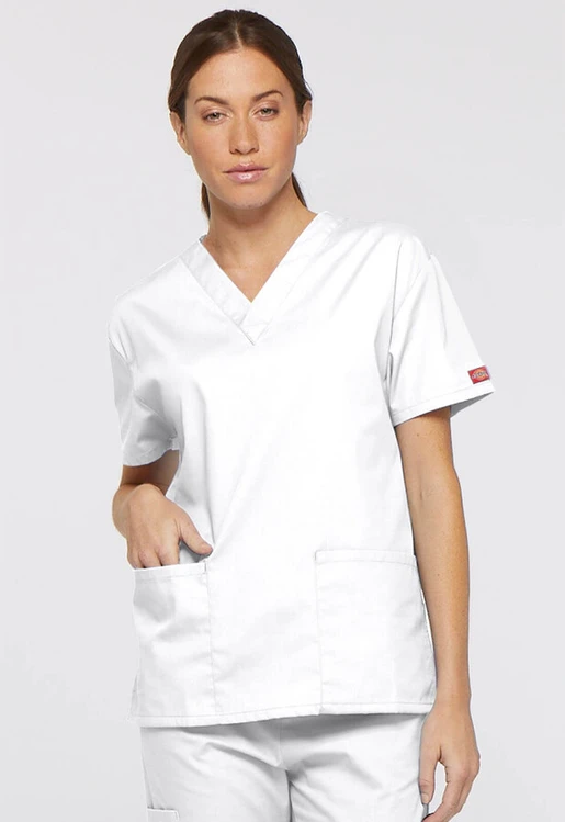 Zdravotnické oblečení - Dámské lékařské halenky - Dámská/unisex zdravotnická halena - bílá | medical-uniforms