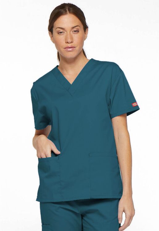 Zdravotnické oblečení - Dámské lékařské halenky - Unisexová zdravotnická halena - karibská modrá  | medical-uniforms