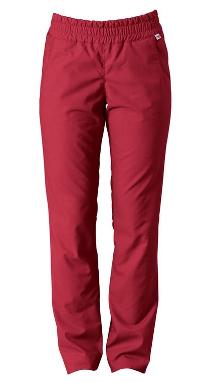 Zdravotnické oblečení - 7days - kalhoty - Dámské zdravotnické kalhoty BEQUEME - RED CHERRY | medical-uniforms