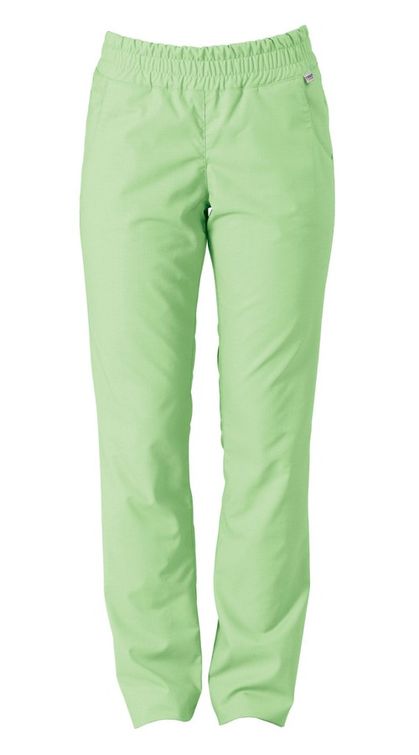 Zdravotnické oblečení - 7days - kalhoty - Dámské zdravotnické kalhoty BEQUEME - SUMMER GREEN | medical-uniforms