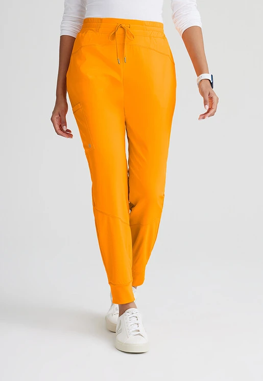 Zdravotnické oblečení - Barco ONE - Dámské kalhoty RACER JOGGER - oranžová | medical-uniforms