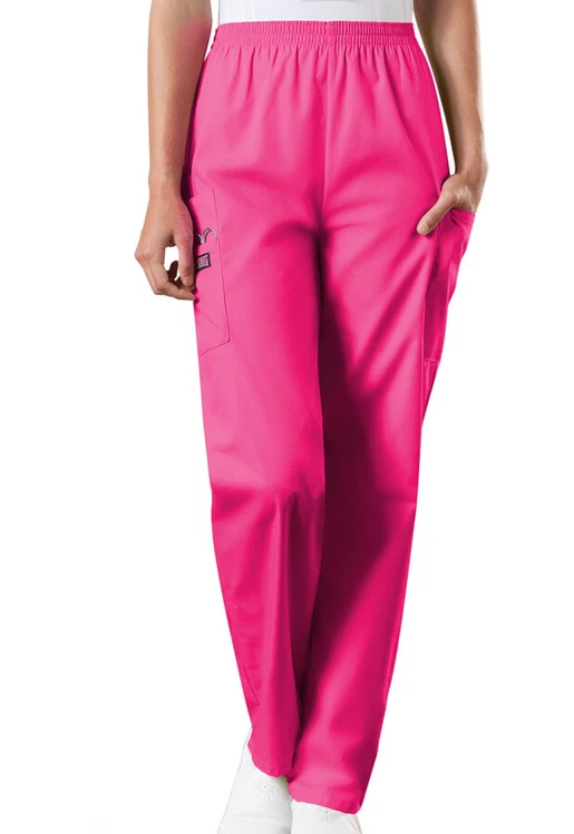 Zdravotnické oblečení - Lékařské kalhoty - Dámské kalhoty Cheeroke Originals s gumou v pase - růžová | medical-uniforms