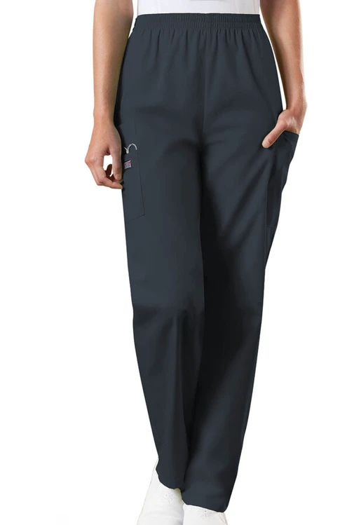 Zdravotnické oblečení - Lékařské kalhoty - Dámské kalhoty Cheeroke Originals s gumou v pase - cínová | medical-uniforms