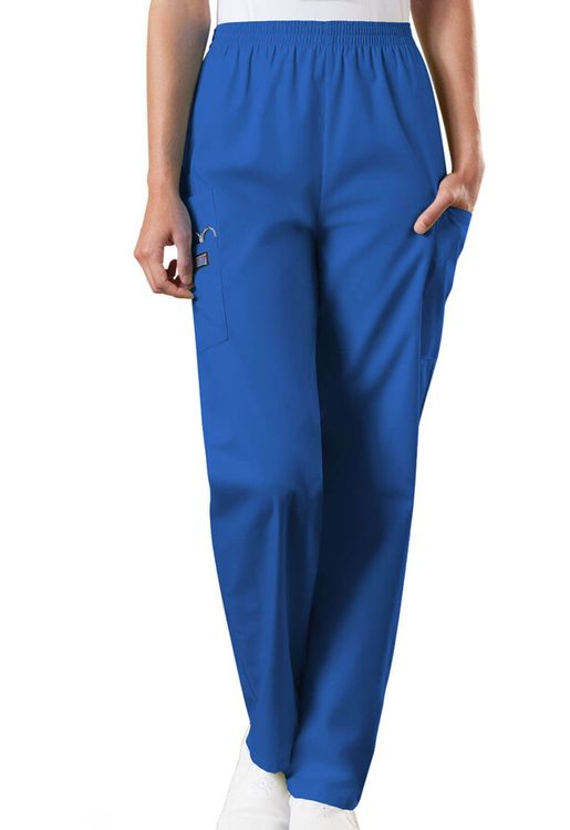 Zdravotnické oblečení - Lékařské kalhoty - Dámské kalhoty Cheeroke Originals s gumou v pase - královská modrá | medical-uniforms