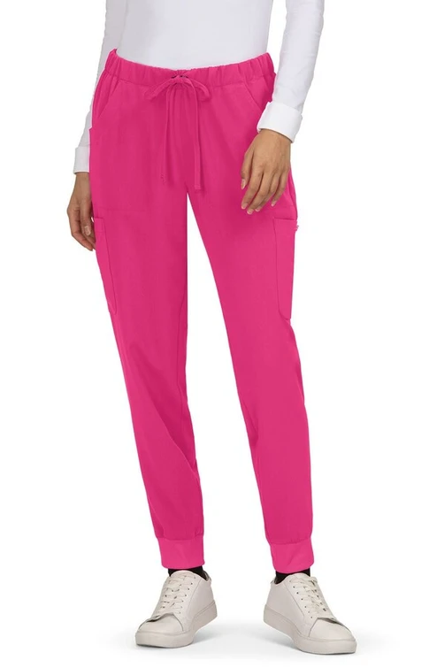 Zdravotnické oblečení - Dámské kalhoty - Dámské zdravotnické kalhoty FRESH - růžová | medical-uniforms