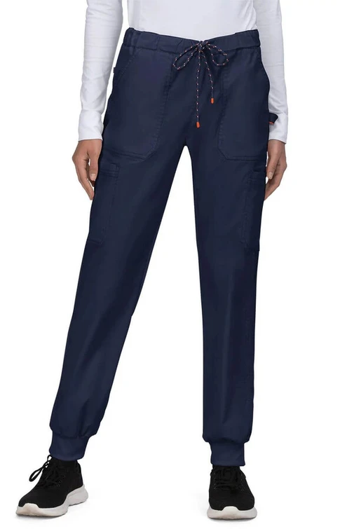 Zdravotnické oblečení - Dámské kalhoty - Dámské zdravotnické kalhoty Giana Stretch - námořnická modrá | medical-uniforms