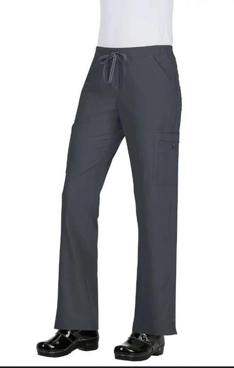 Zdravotnické oblečení - Dámské kalhoty - Dámské zdravotnické kalhoty HOLLY - antracitová | medical-uniforms