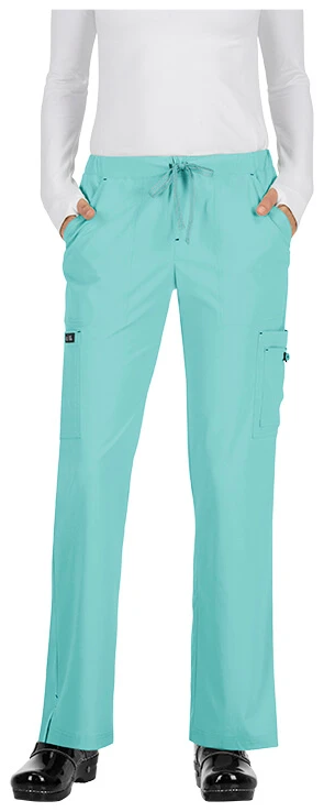 Zdravotnické oblečení - Dámské kalhoty - Dámské zdravotnické kalhoty HOLLY - tyrkysová | medical-uniforms