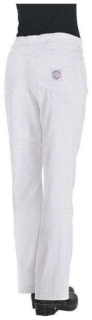 Zdravotnické oblečení - Dámské kalhoty - Dámske zdravotnícke nohavice Lite Peace vo farbe biela | medical-uniforms