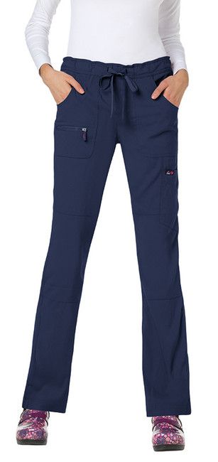 Zdravotnické oblečení - Dámské kalhoty - Dámske zdravotnícke nohavice Lite Peace vo farbe námornícka modrá | medical-uniforms
