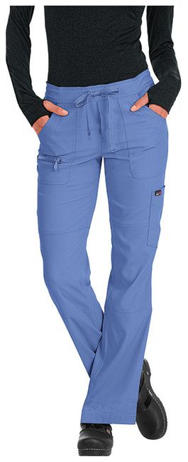 Zdravotnické oblečení - Dámské kalhoty - Dámske zdravotnícke nohavice Lite Peace vo farbe nebeská modrá | medical-uniforms