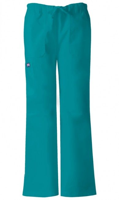Zdravotnické oblečení - Dámské kalhoty - Dámské kalhoty s nízkým sedlem - modrozelená | medical-uniforms