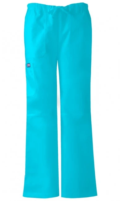 Zdravotnické oblečení - Dámské kalhoty - Dámské zdravotnické kalhoty s nízkým sedem - tyrkysová | medical-uniforms