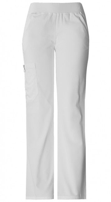 Zdravotnické oblečení - Dámské kalhoty - Dámské kalhoty s elastickým pásem - bílá | medical-uniforms