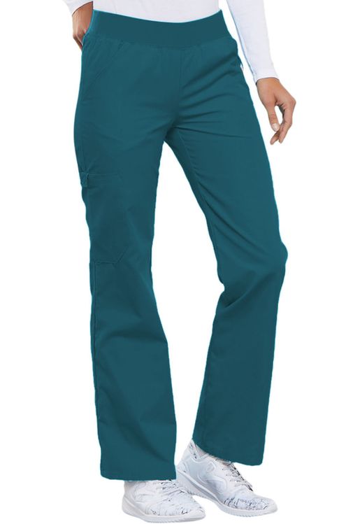 Zdravotnické oblečení - Dámské kalhoty - Dámské kalhoty s elastickým pásem - karibská modrá | medical-uniforms