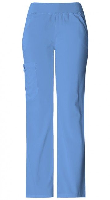 Zdravotnické oblečení - Dámské kalhoty - Dámské kalhoty s elastickým pásem - nebeská modrá | medical-uniforms