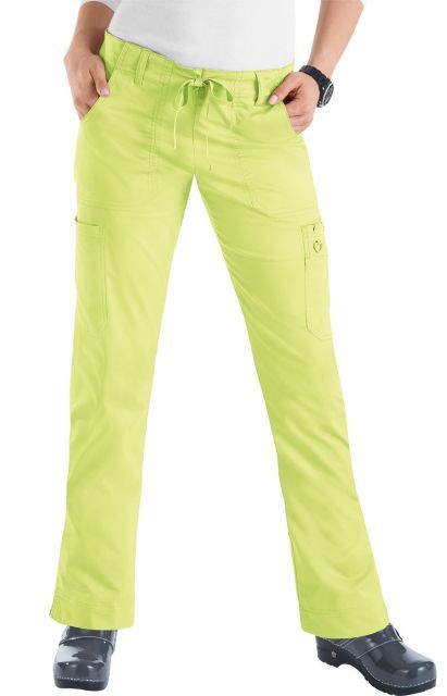 Zdravotnické oblečení - Dámské kalhoty - Dámske zdravotnícke nohavice Stretch Lindsey Pant vo farbe lemon lime | medical-uniforms