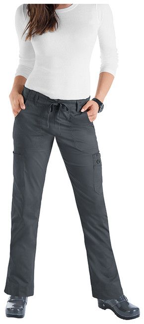 Zdravotnické oblečení - Dámské kalhoty - Dámske zdravotnícke nohavice Stretch Lindsey Pant v bielej šedá | medical-uniforms