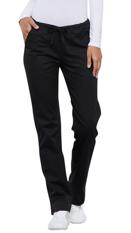 Zdravotnické oblečení - Dámské kalhoty - Zdravotnické kalhoty Cherokee Core Stretch BEST - černé | medical-uniforms