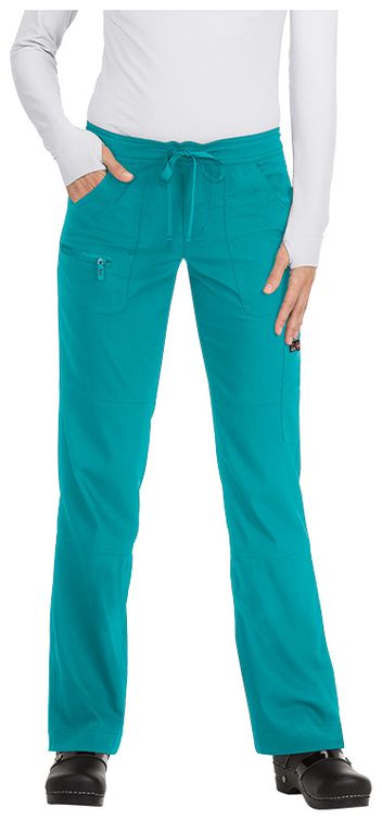 Zdravotnické oblečení - Dámské kalhoty - Dámské zdravotnické kalhoty LITE PEACE - modrozelená | medical-uniforms