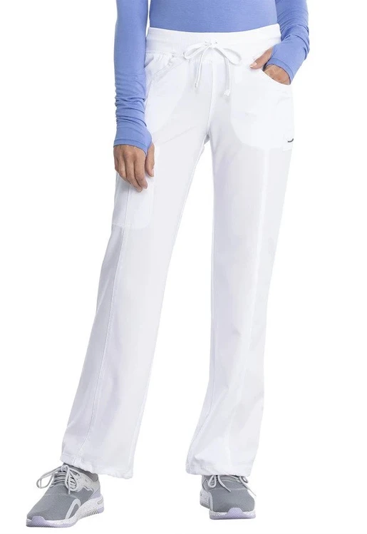 Zdravotnické oblečení - Speciální nabídka zdravotnických oděvů - Zdravotnické kalhoty pro lékařky INFINITY - bílá | medical-uniforms
