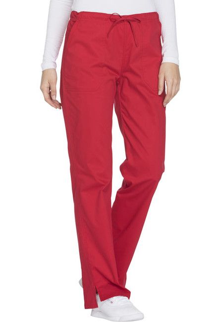 Zdravotnické oblečení - Dámské kalhoty - Unisexové zdravotnické kalhoty - červená | medical-uniforms