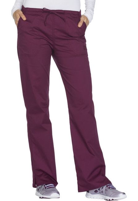 Zdravotnické oblečení - Dámské kalhoty - Dámské zdravotnické kalhoty - vínová | medical-uniforms