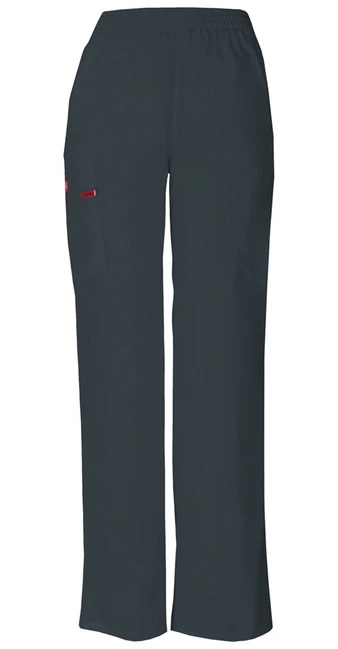 Zdravotnické oblečení - Lékařské kalhoty - Dámské zdravotnické kalhoty s gumou v pase - cínová - medical-uniforms