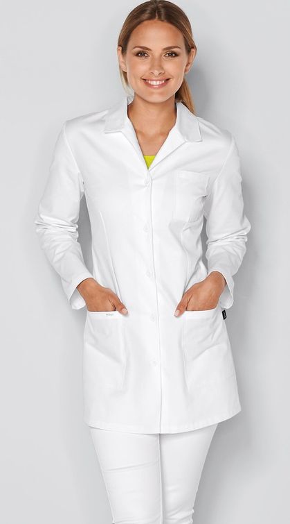 Zdravotnické oblečení - 7days - iné - Dámský zdravotnický plášť PROFESSIONAL - bílá | medical-uniforms