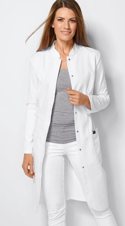 Zdravotnické oblečení - Novinky - Dámský zdravotnický plášť - bílá | medical-uniforms