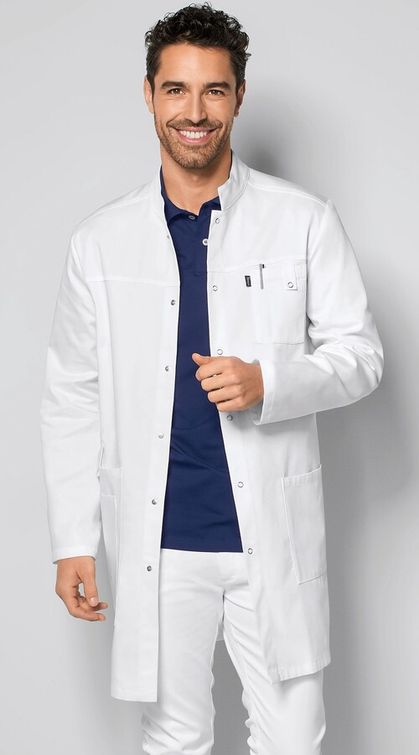Zdravotnické oblečení - Bílá klasika - Doktorský plášť STYL  | medical-uniforms