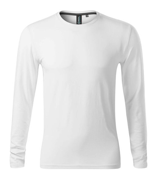 Zdravotnické oblečení - Medical - Elastické pánské tričko MEDICAL s dlouhým rukávem bílé | medical-uniforms