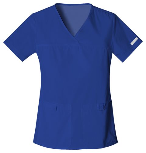 Zdravotnické oblečení - Dámské lékařské halenky - Elegantní dámská zdravotnická halena - galaktická modrá | medical-uniforms