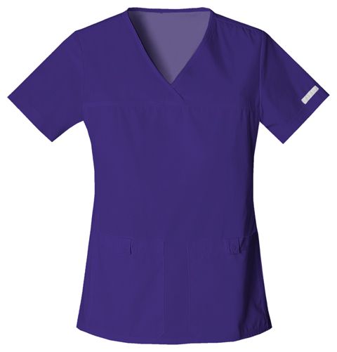 Zdravotnické oblečení - Dámské zdravotnické haleny - Elegantní dámská zdravotnická halena - hroznově fialová | medical-uniforms