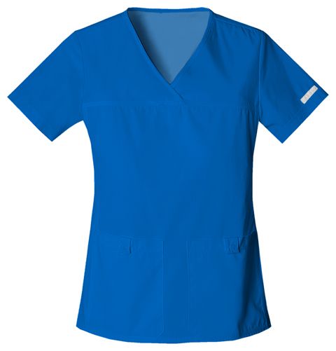Zdravotnické oblečení - Dámské zdravotnické haleny - Elegantní dámská zdravotnická halena - královská modrá | medical-uniforms