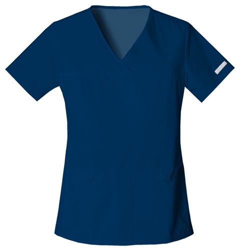 Zdravotnické oblečení - Dámské zdravotnické haleny - Elegantní dámská zdravotnická halena - námořnická modrá | medical-uniforms