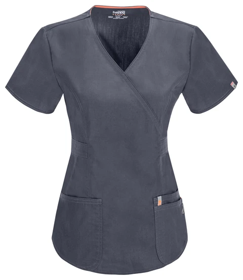Zdravotnické oblečení - Haleny - Elegantná dámska zdravotnícka blúza C - cínová | medical-uniforms