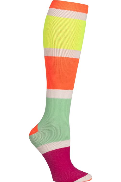 Zdravotnické oblečení - Ponožky - Kompresní ponožky v barvě neon pruhy  | medical-uniforms