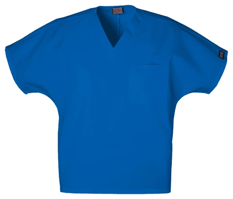 Zdravotnické oblečení - Haleny - Krátká unisexová halena V výstřih - královská modrá | medical-uniforms