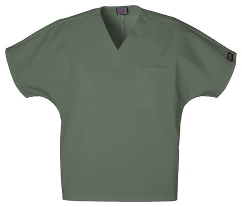 Zdravotnické oblečení - Haleny - Krátká unisexová zdravotnická halena  - olivová | medical-uniforms
