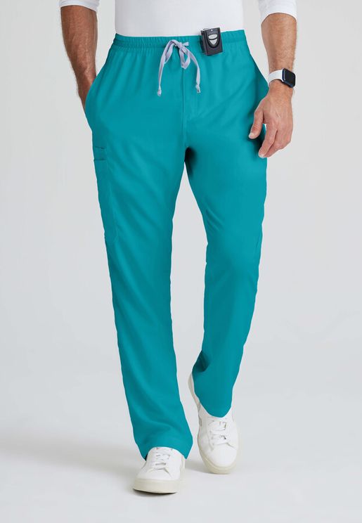 Zdravotnické oblečení - Kalhoty - Zdravotnické kalhoty pro lékaře Grey´s Anatomy - modrozelená | medical-uniforms